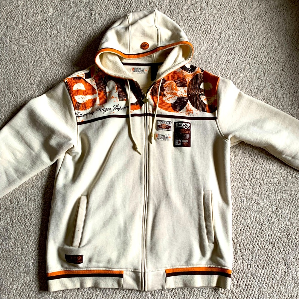 Enyce Zip Up Hoodie Embroidered XL